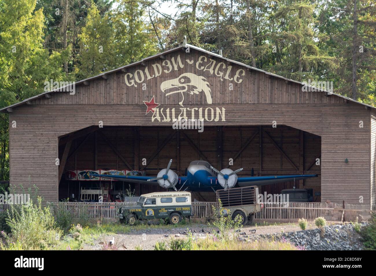 Avión hangar Aircraft Shed pista n l16