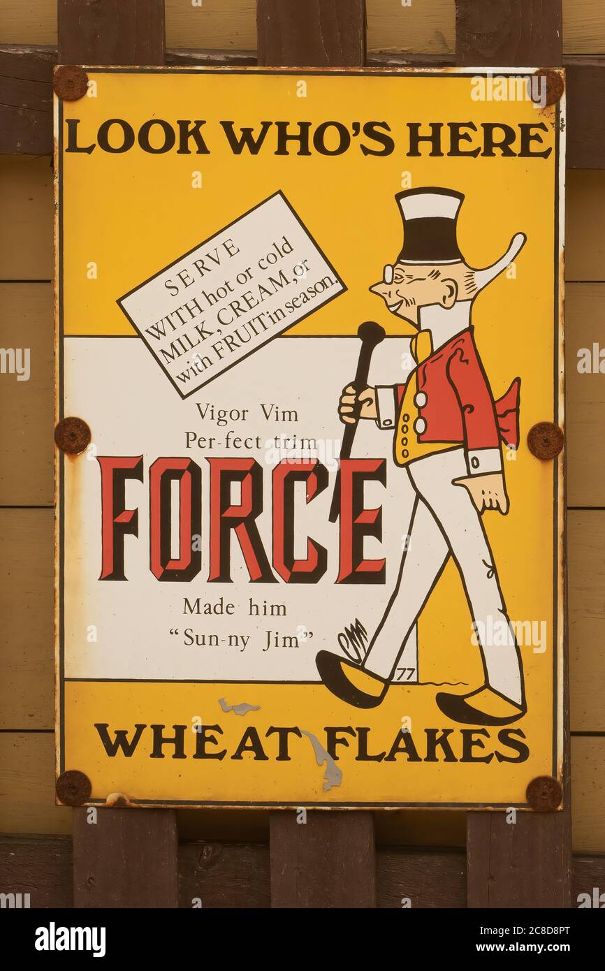 force flakes sunny jim doll