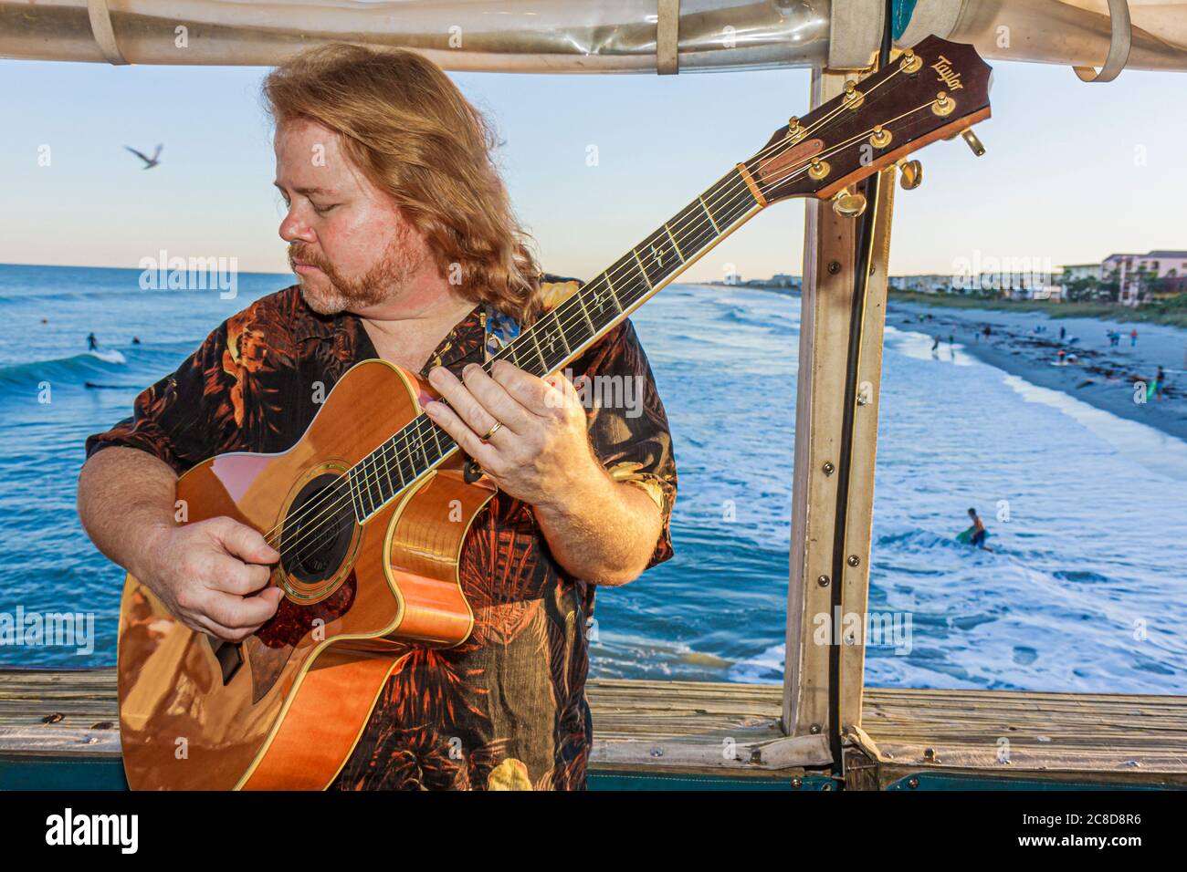 Cocoa Beach Florida,Cocoa Beach Pier,Atlantic Ocean water bar bars