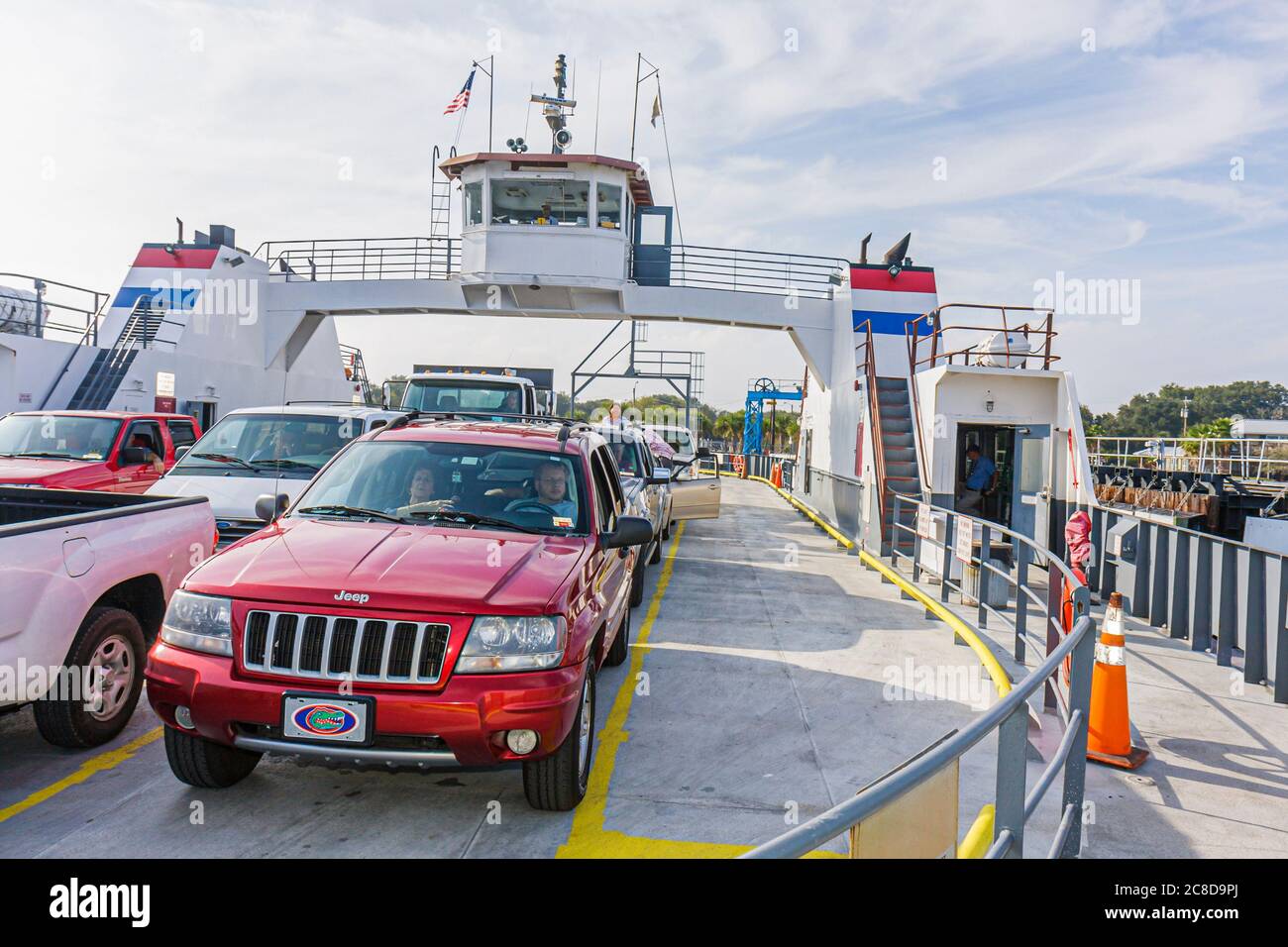 Jacksonville Florida,A1A,Mayport Ferry,St. Johns River water,public