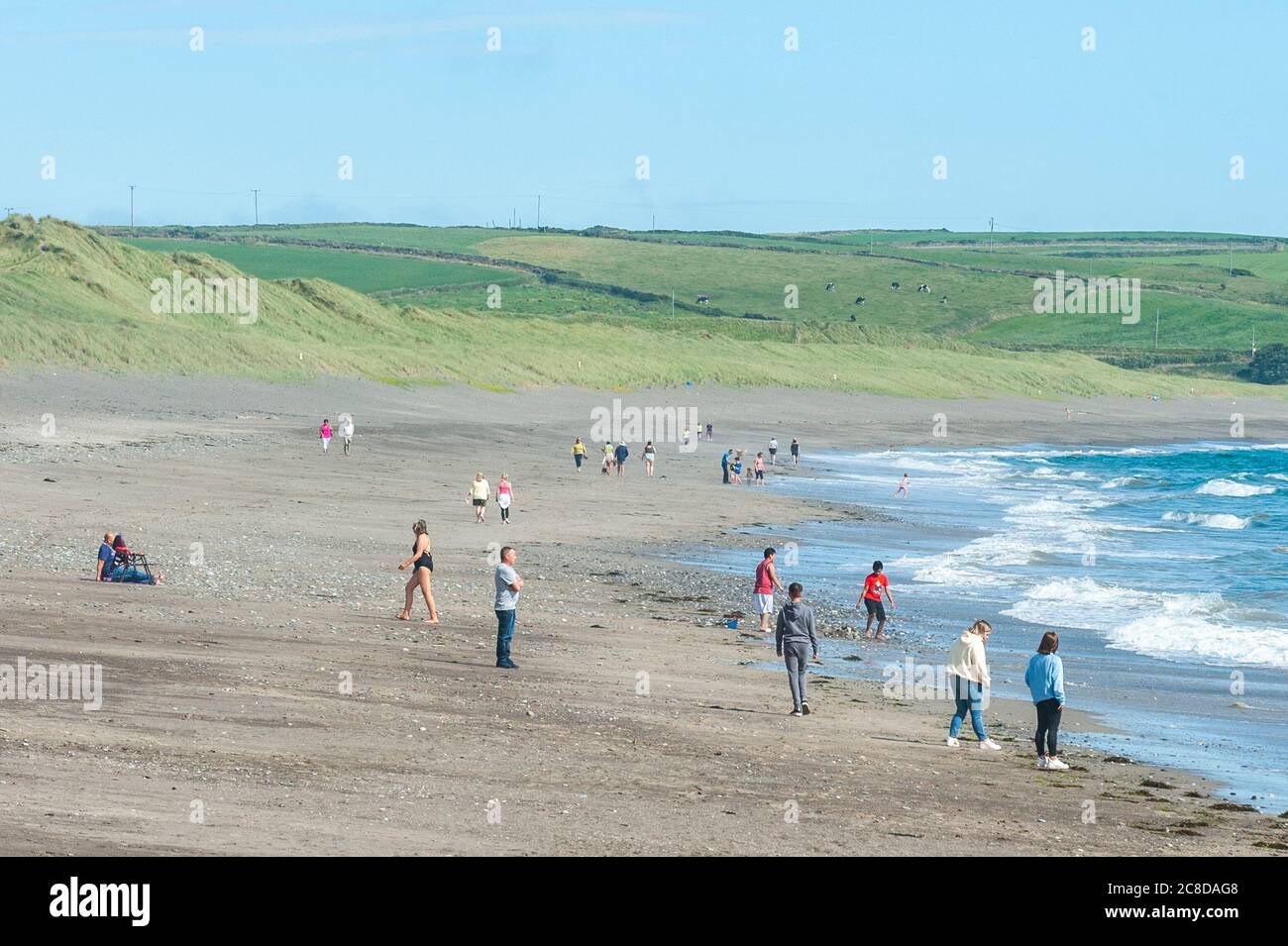 Owenahincha Beach, West Cork, Ireland. 23rd July, 2020. On a day of