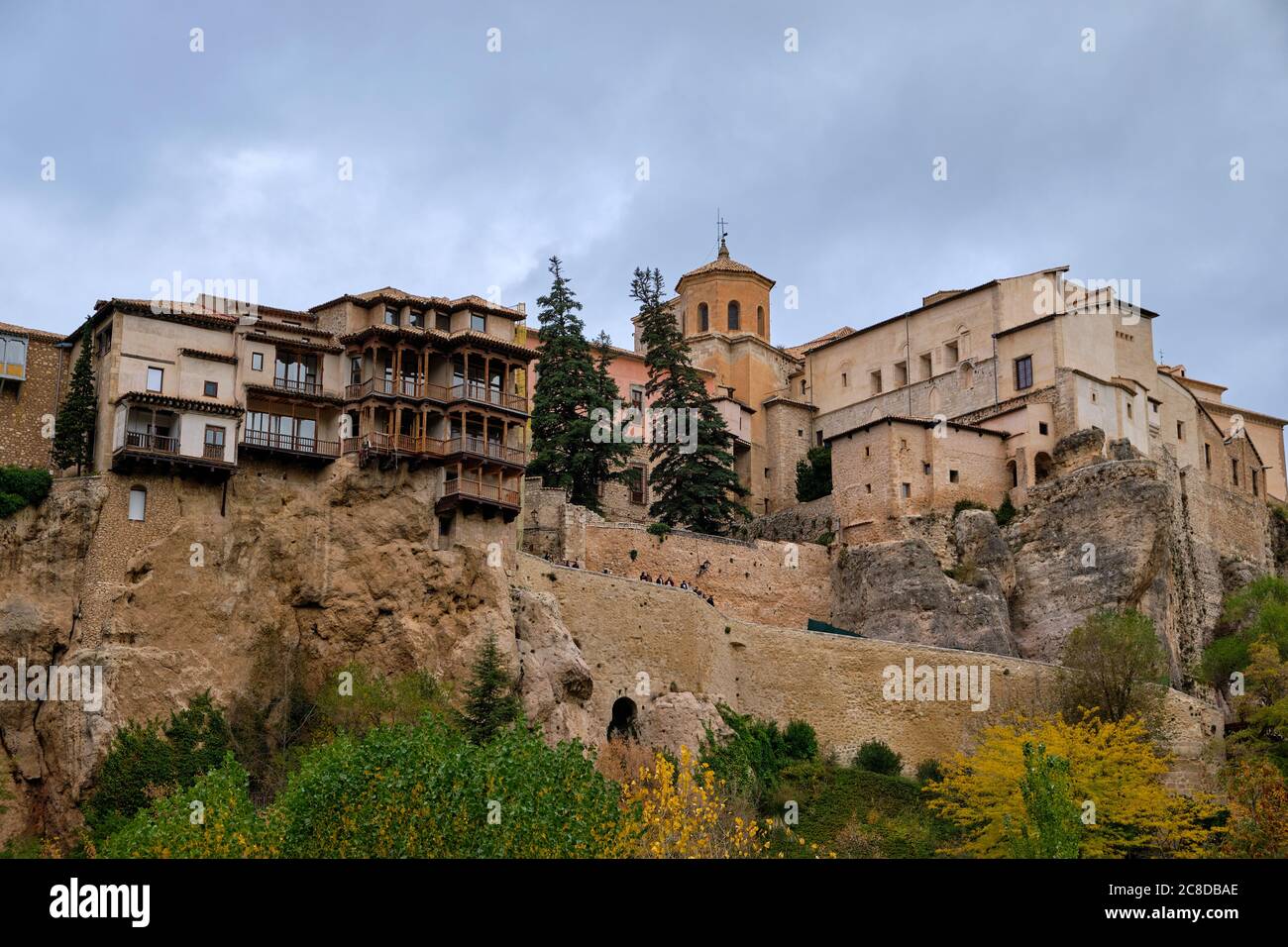 Hanging houses of Cuenca, Spain. Casas Colgadas. Stock Photo