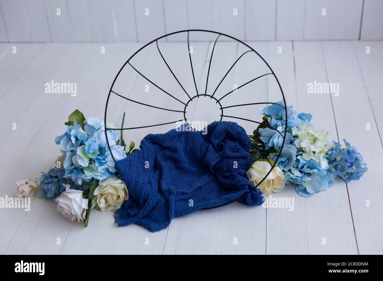 basket for a newborn photo shoot. props for a photo shoot. the basket