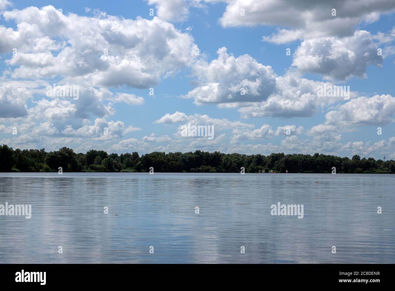 Clouds Above The Gaasperplas At Amsterdam The Netherlands 20-7-2020 Stock Photo