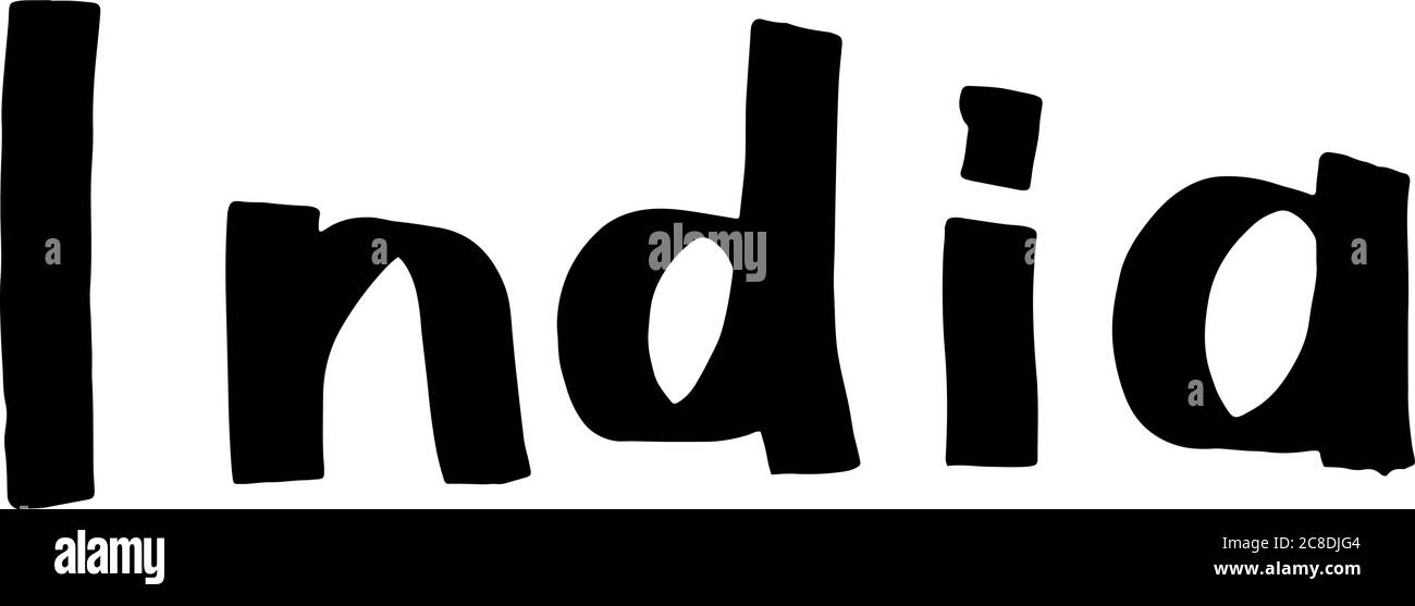 India Country Name Simple Lettering Black Ink Word Drawing Doodle Lettering About Touristic Places Travelling Design Element Vector Illustration Stock Vector Image Art Alamy India Country Name Simple Lettering Black Ink Word Drawing Doodle Lettering About Touristic Places Travelling Design Element Vector Illustration Stock Vector Image Art Alamy