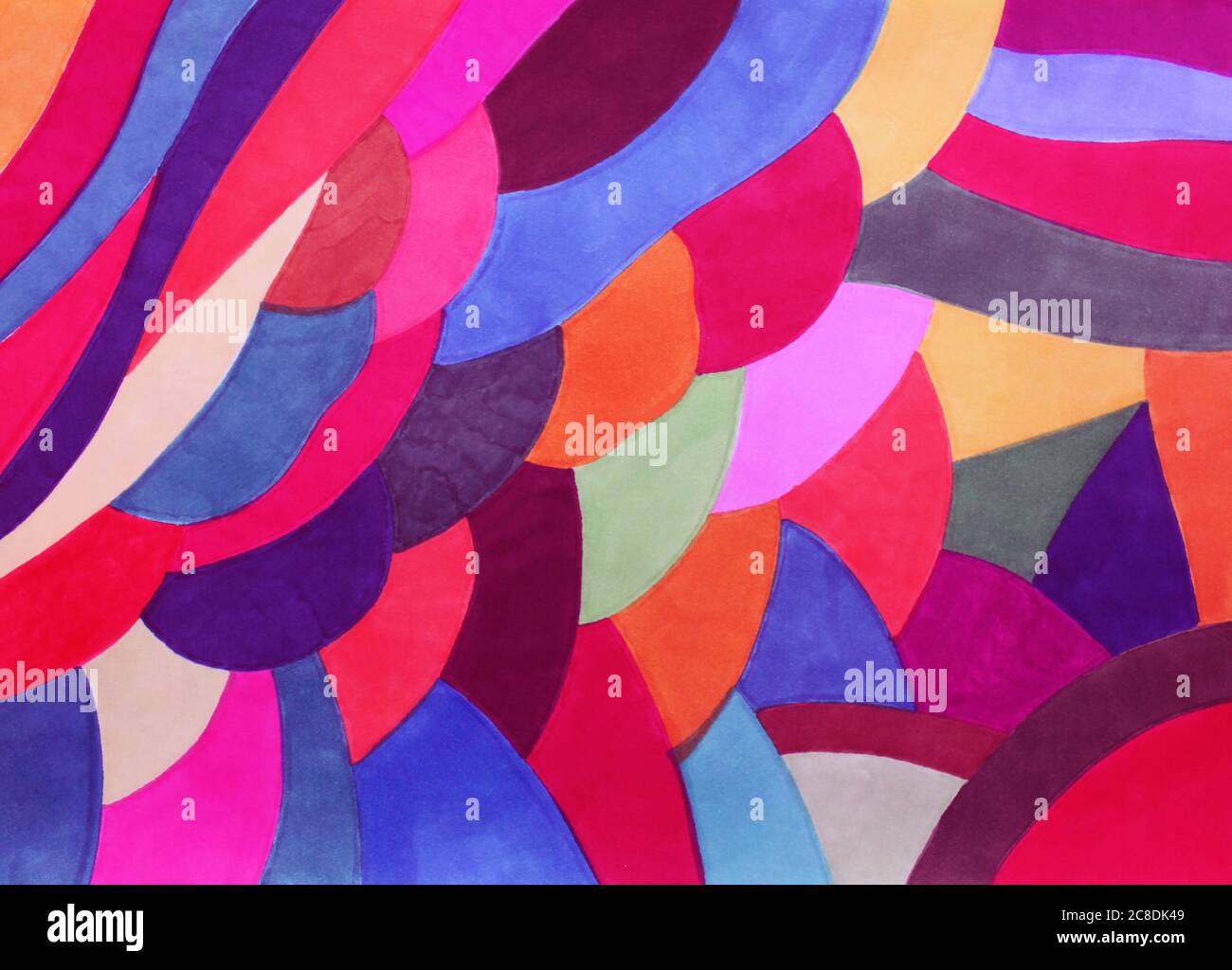 Simple Colour Patterns To Draw