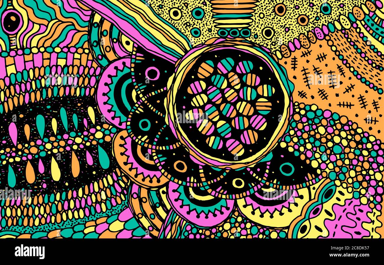 Featured image of post Trippy Doodles Colorful Crop circle inspired and original hand drawn artwork
