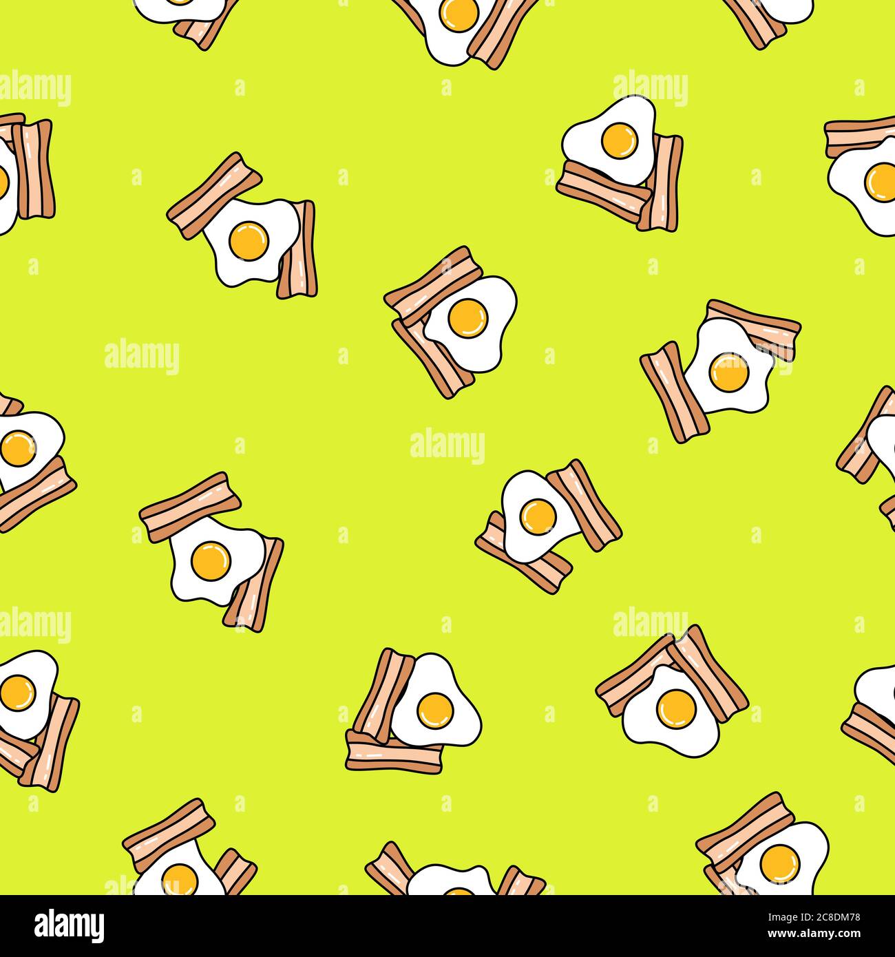 Fresh eggs background useful for texture and decoration. Clean texture for dress and prints. Stock Vector