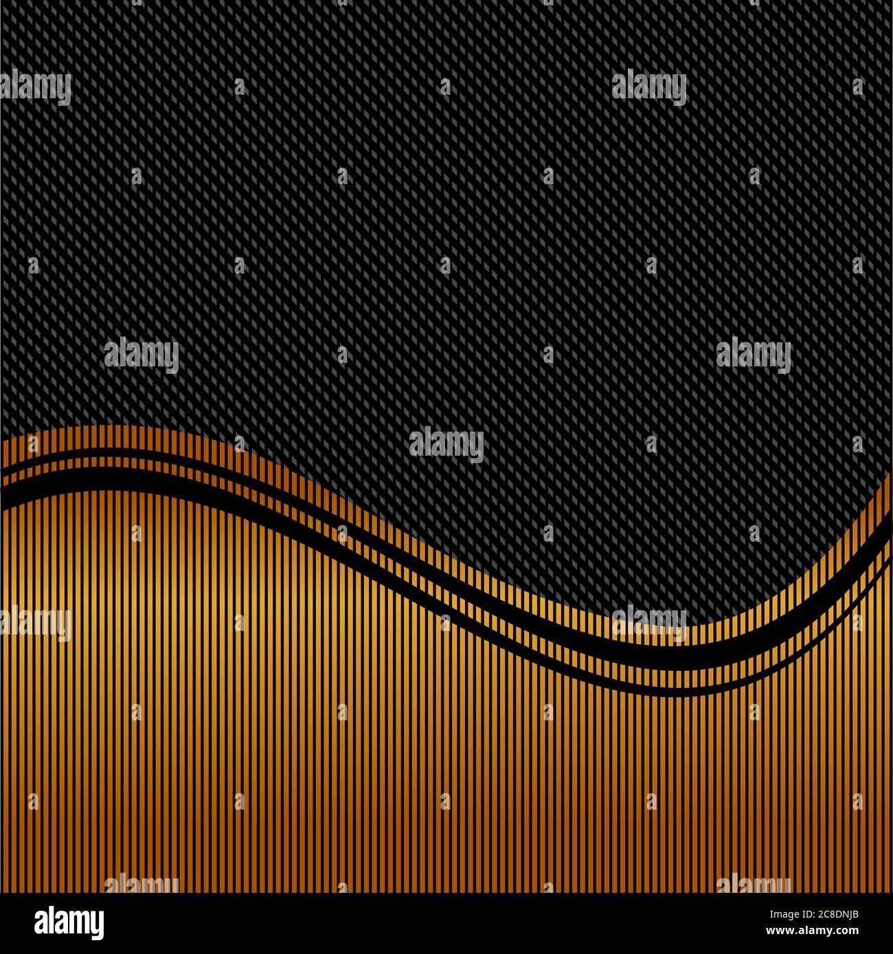 vector illustration of an abstract striped background with waves Stock ...