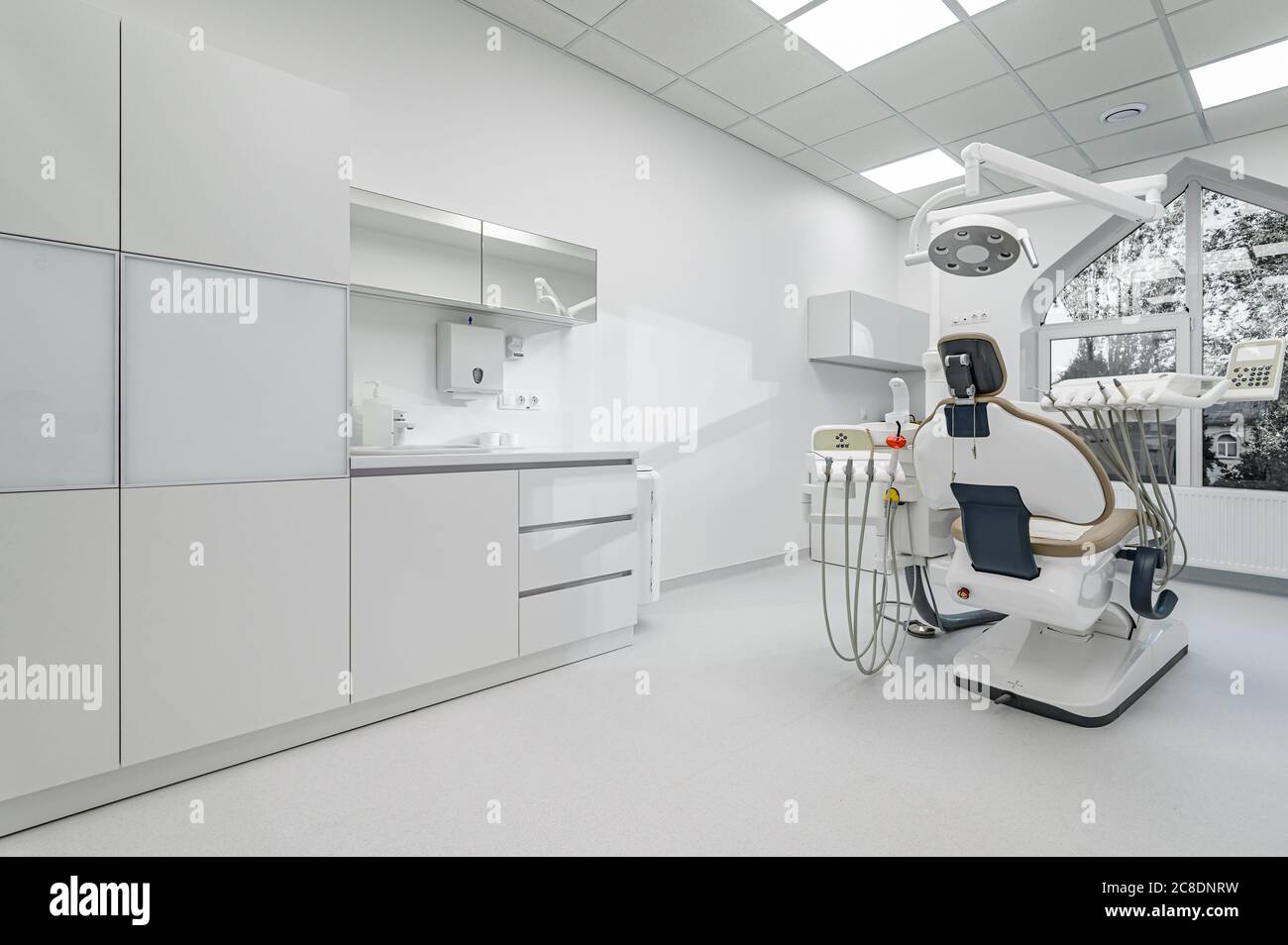 Interior of dental surgery room with special equipment Stock Photo Alamy