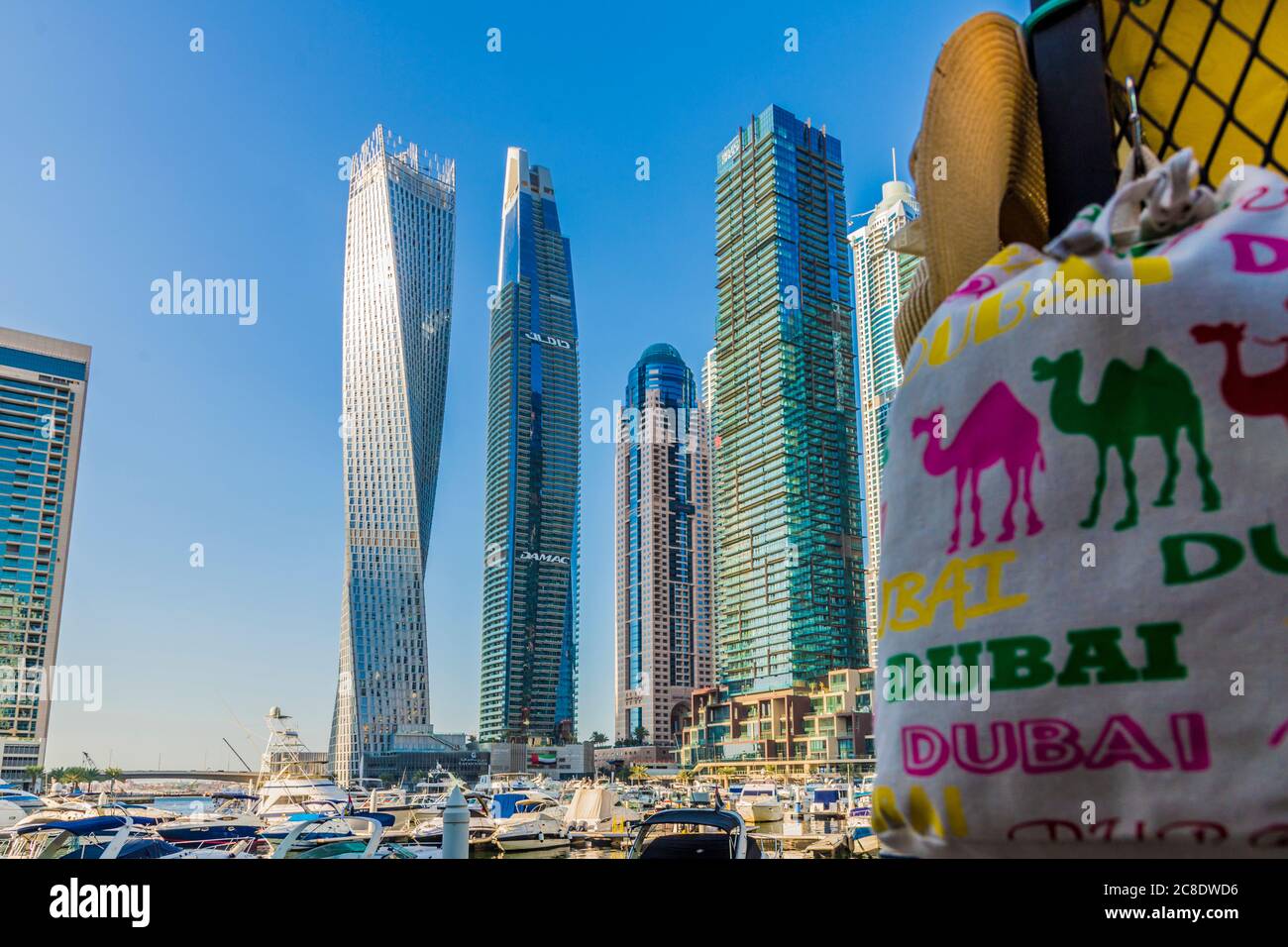 A typical scene in Dubai UAE Stock Photo