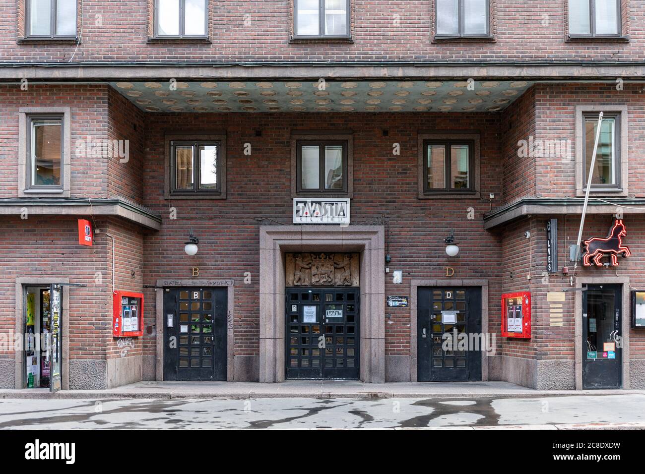 Tavastia Klubi, one of the oldest European rock music clubs that remains in continuous use, in Helsinki, Finland Stock Photo