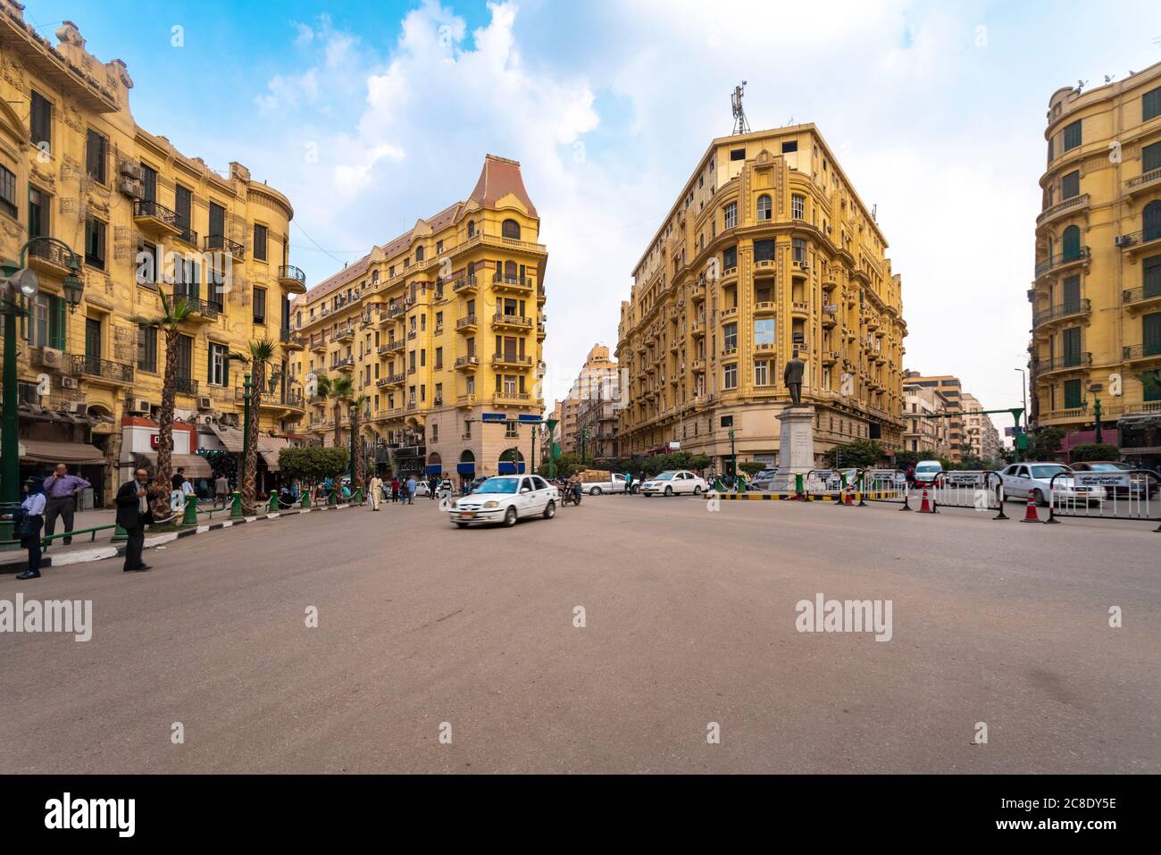 Egypt, Cairo, Old buildings in Talaat Harb Square Stock Photo Alamy