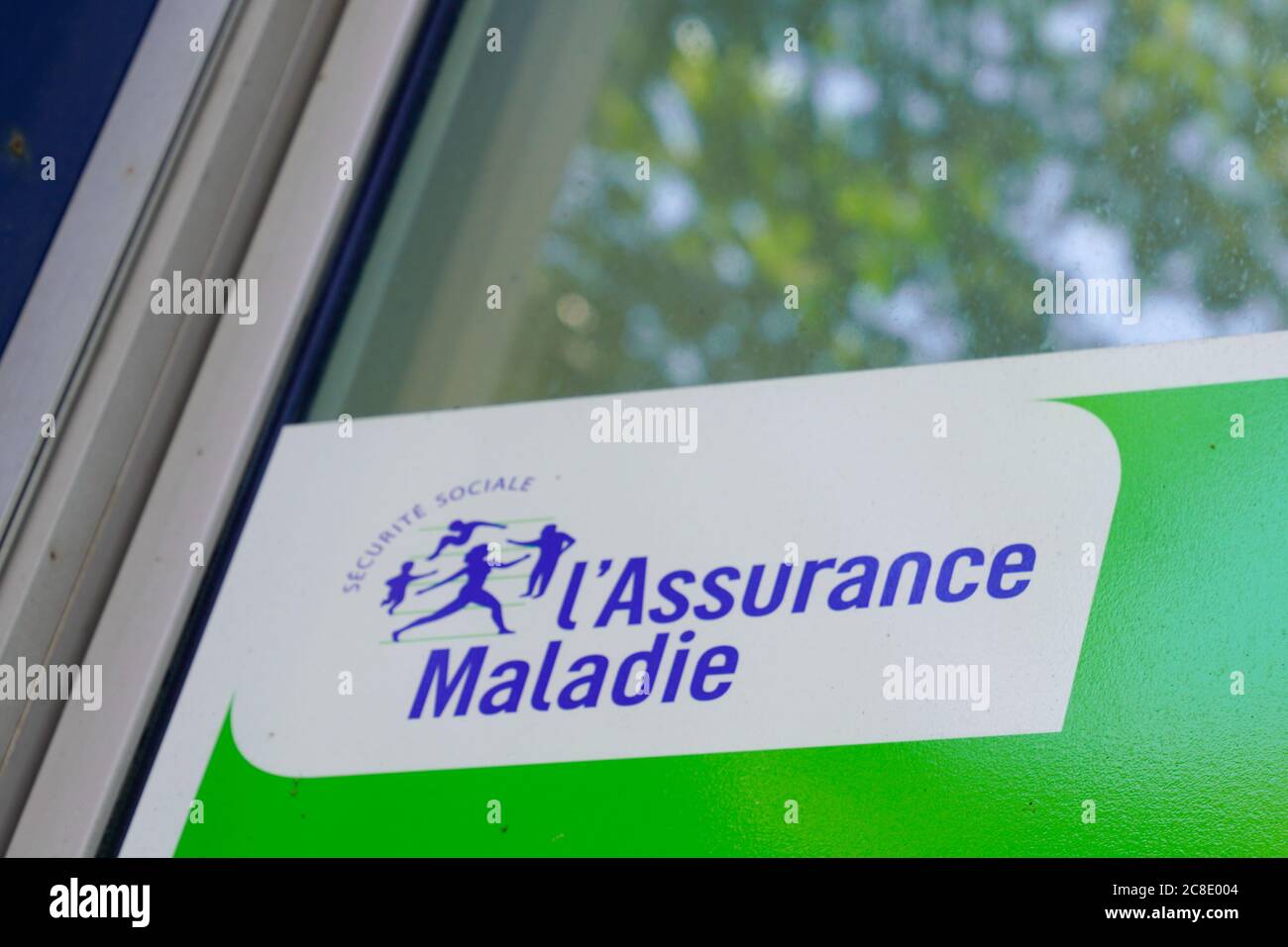 Bordeaux , Aquitaine / France - 07 21 2020 : l'assurance maladie logo and text sign of French social security Stock Photo