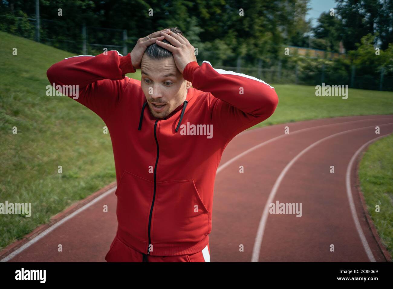 Exhausted athlete hires stock photography and images Alamy