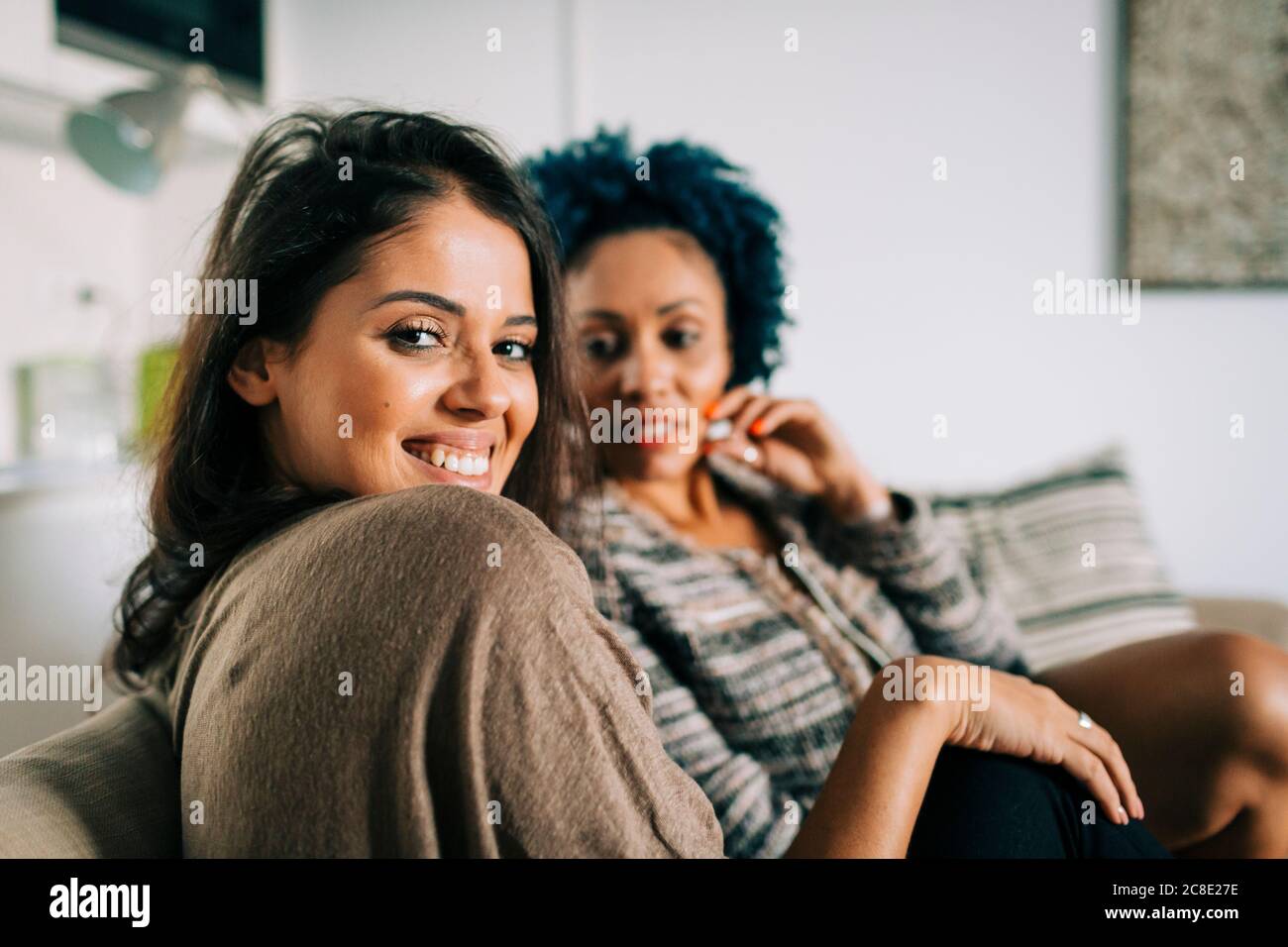 Group close friends sitting on hi-res stock photography and images - Alamy