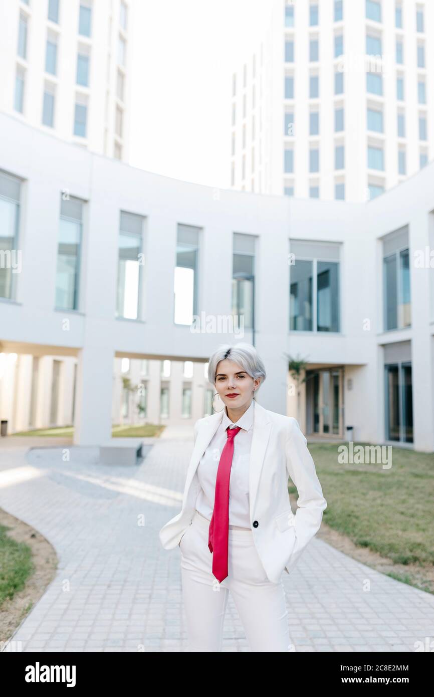 Woman in suit and tie hi-res stock photography and images - Alamy