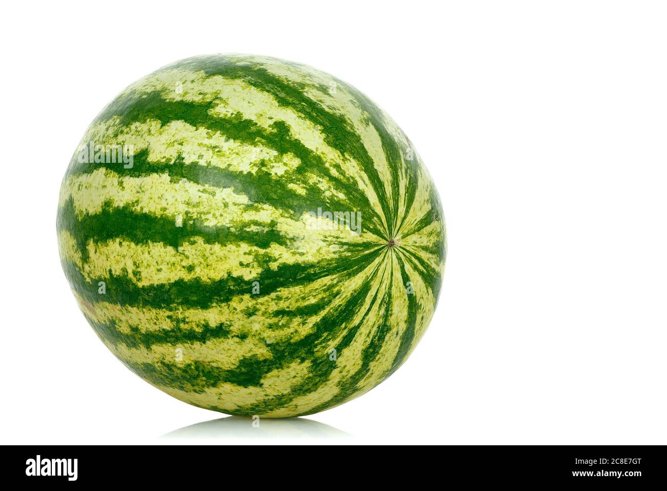whole watermelon isolated on white Stock Photo Alamy