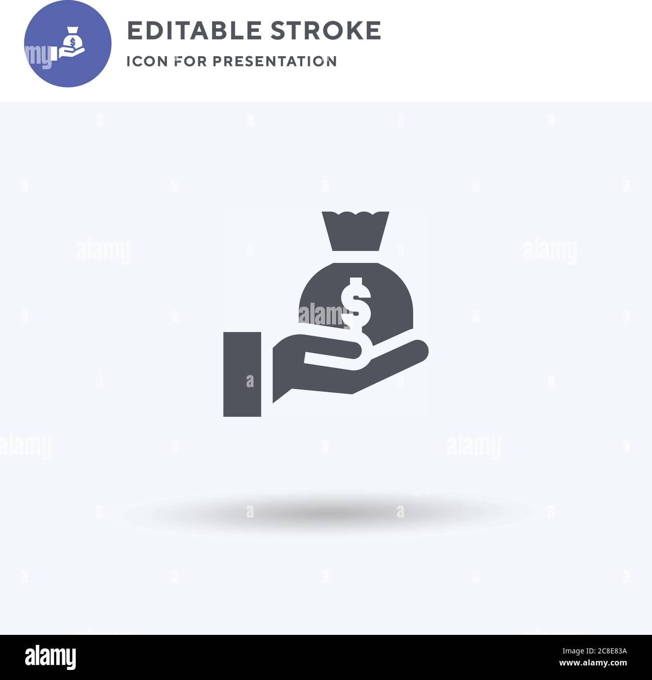 Corruption icon vector, filled flat sign, solid pictogram isolated on ...