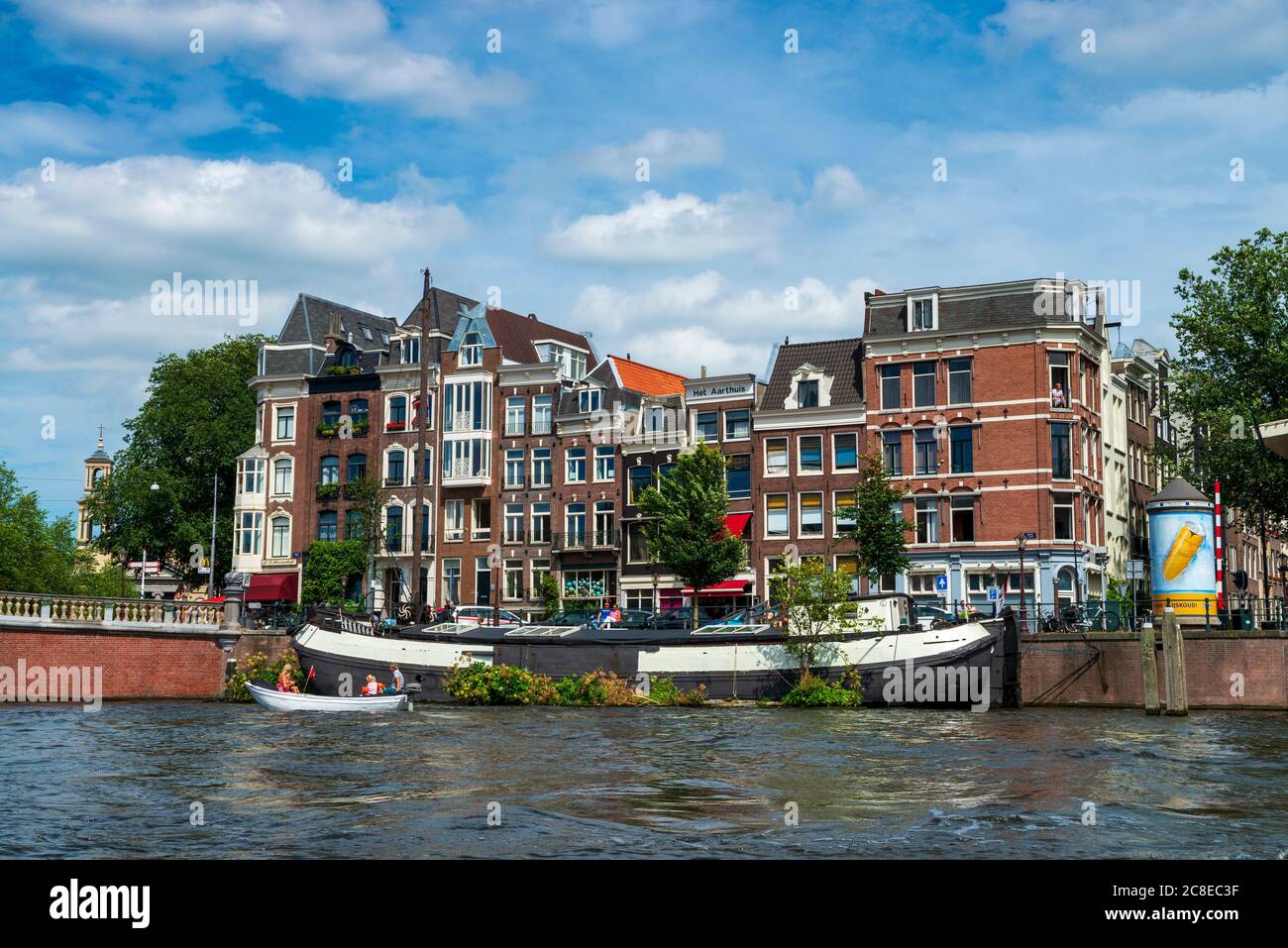 The Netherlands, North Holland Province, Amsterdam, Old town buildings ...