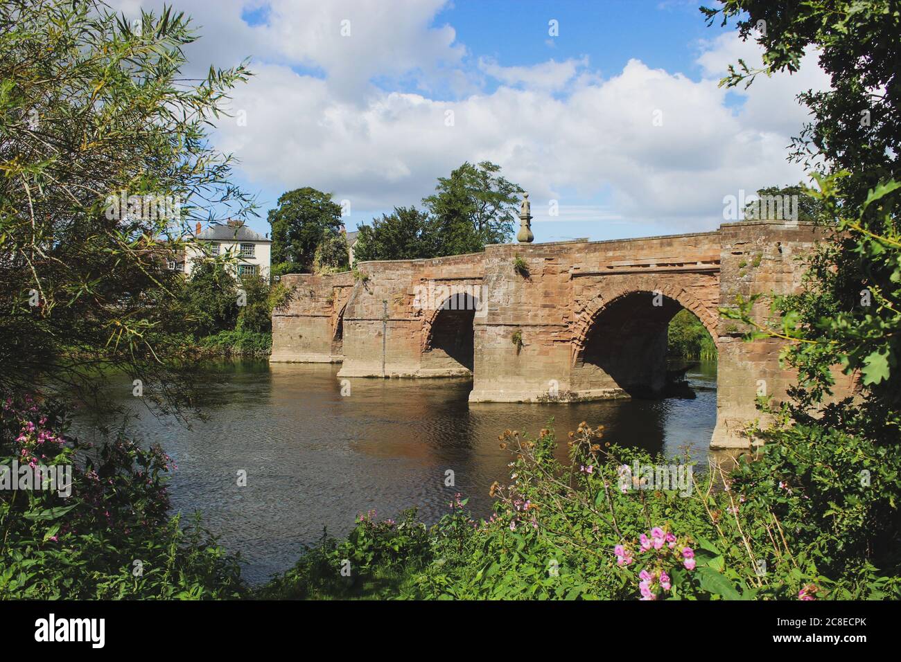 Wilton Bridge, Ross on wye Stock Photo