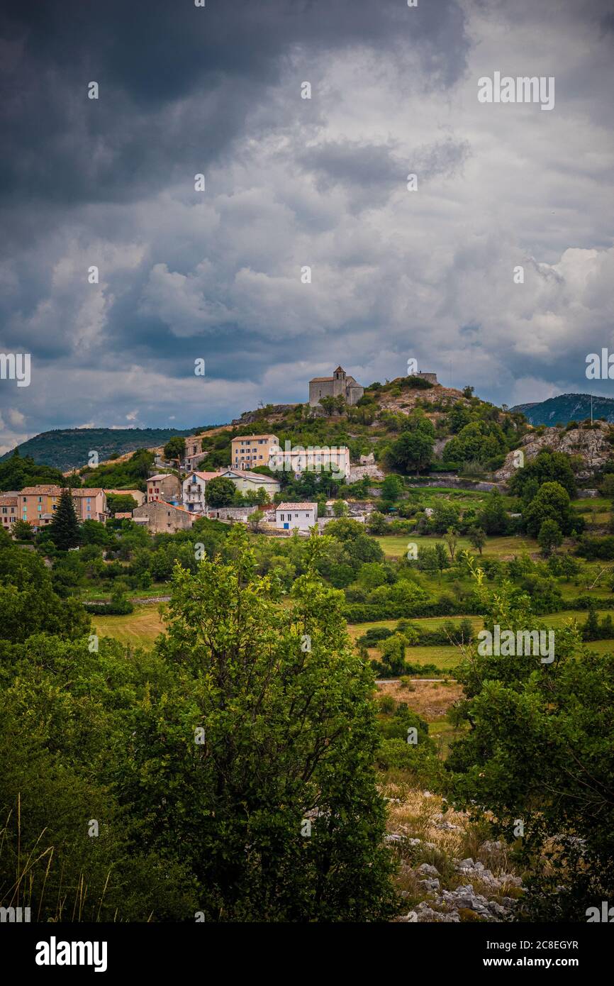 National Park of Prealpes D Azur in France awesome landscaoe Stock