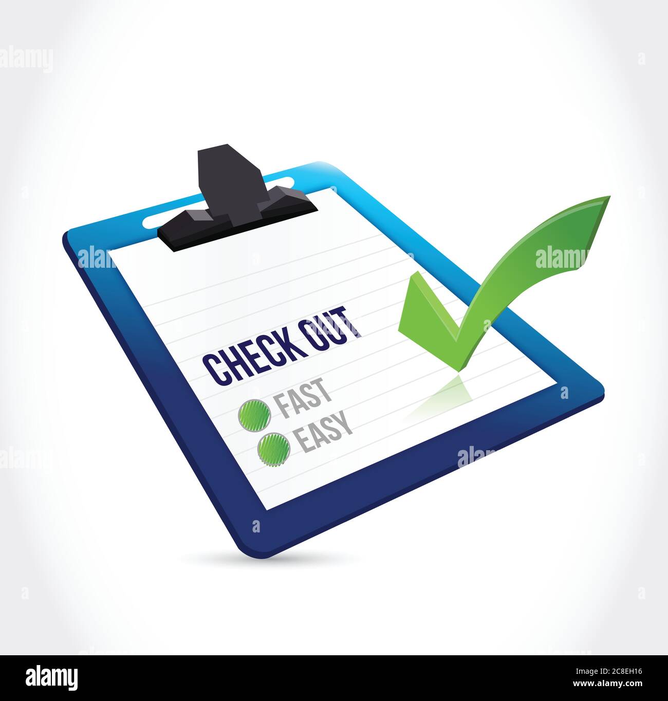 Check out clipboard illustration design over a white background Stock ...