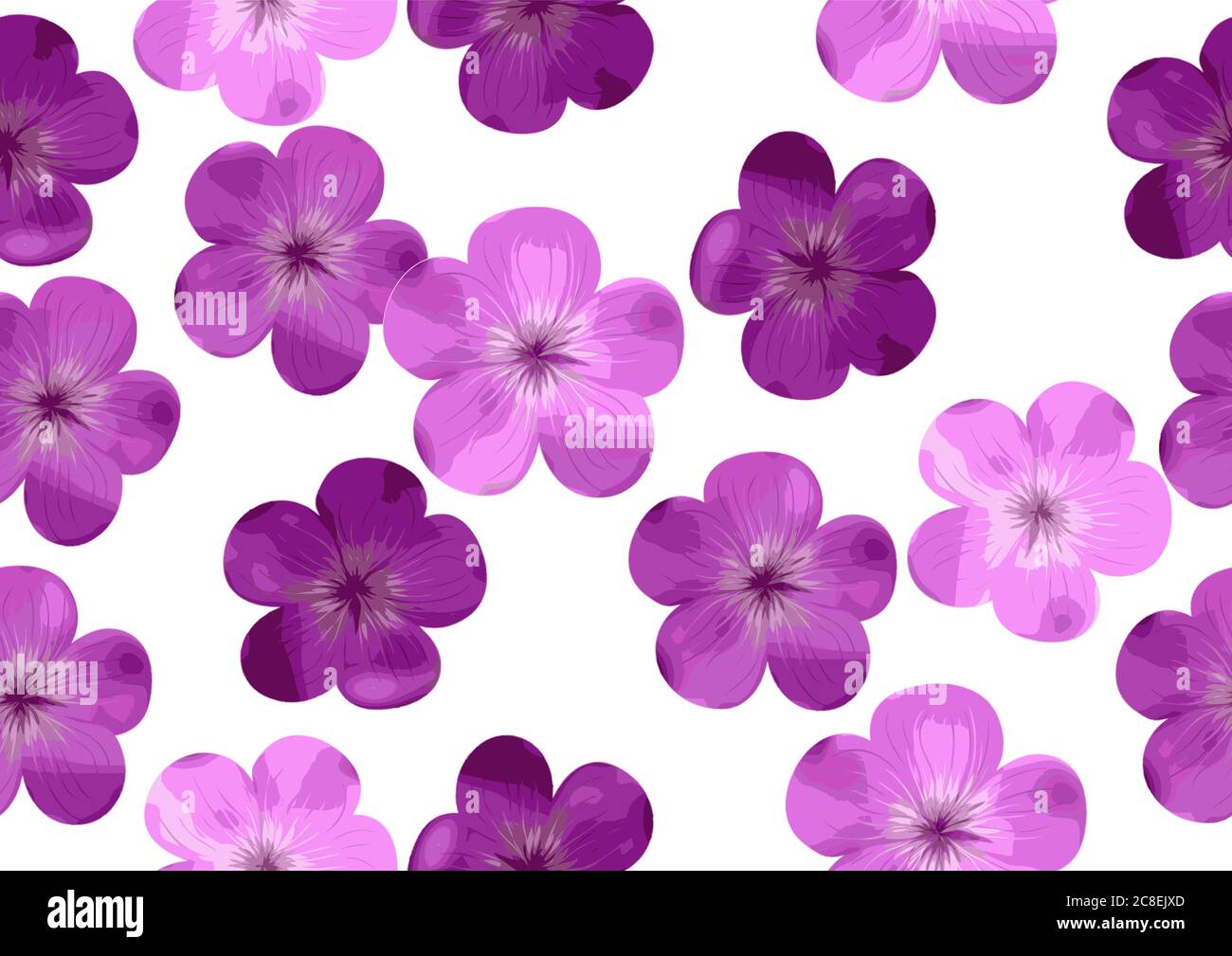 floral seamless background. Vector seamless pattern with wild flowers Stock Vector