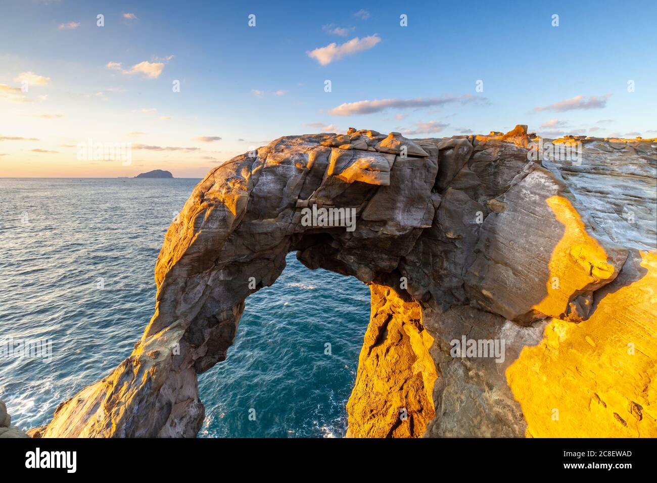 elephant rock in shenao, taipei, taiwan Stock Photo