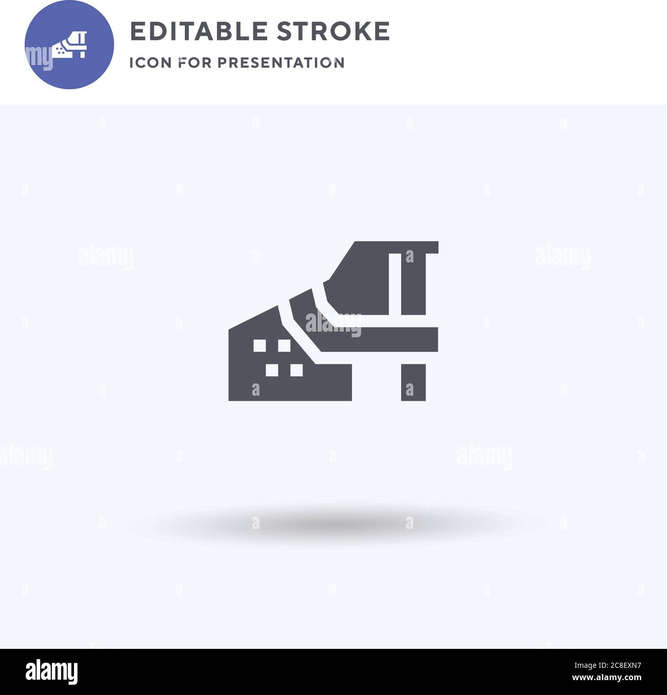 Muzzle icon vector, filled flat sign, solid pictogram isolated on white ...
