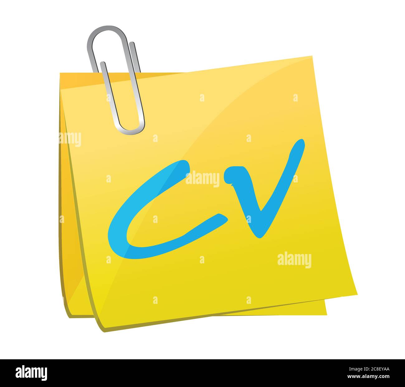 Post cv illustration design over a white background Stock Vector Image ...