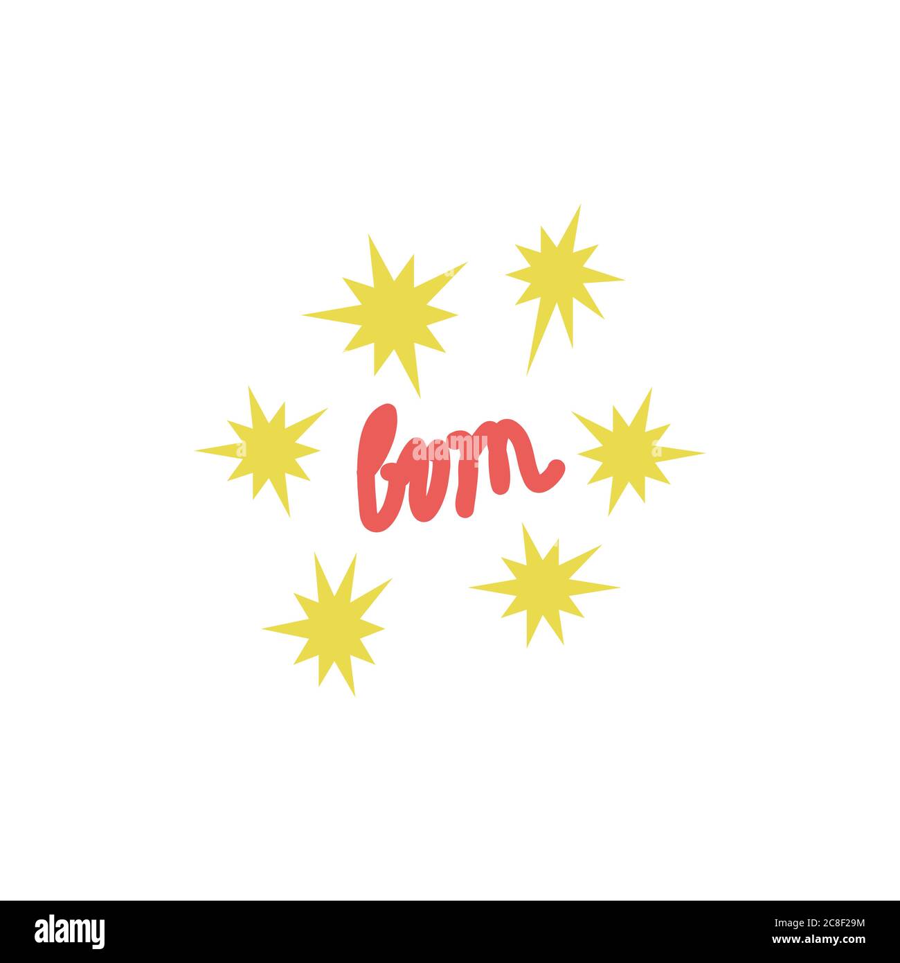 Nucleate explosion pattern seamless vector repeat geometric yellow for any design Stock Vector