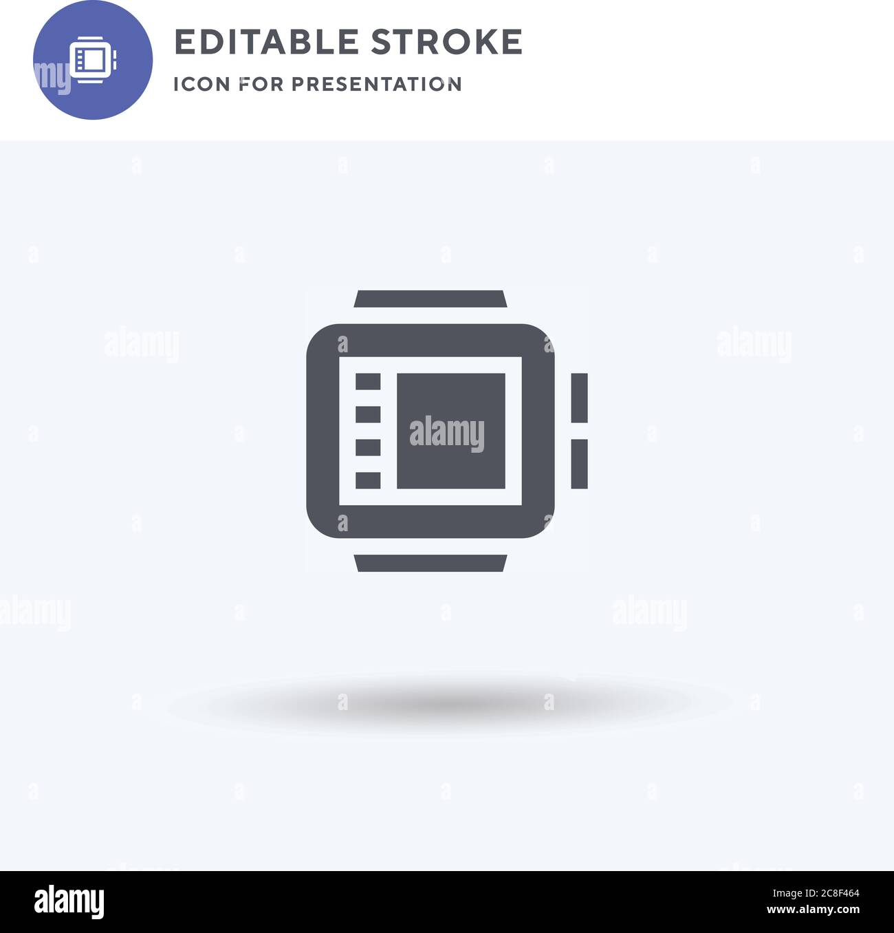 Dive Computer icon vector, filled flat sign, solid pictogram isolated ...