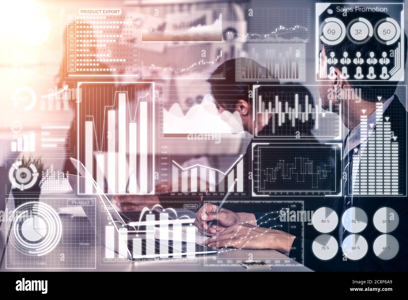 Big Data Technology for Business Finance Concept Stock Photo - Alamy