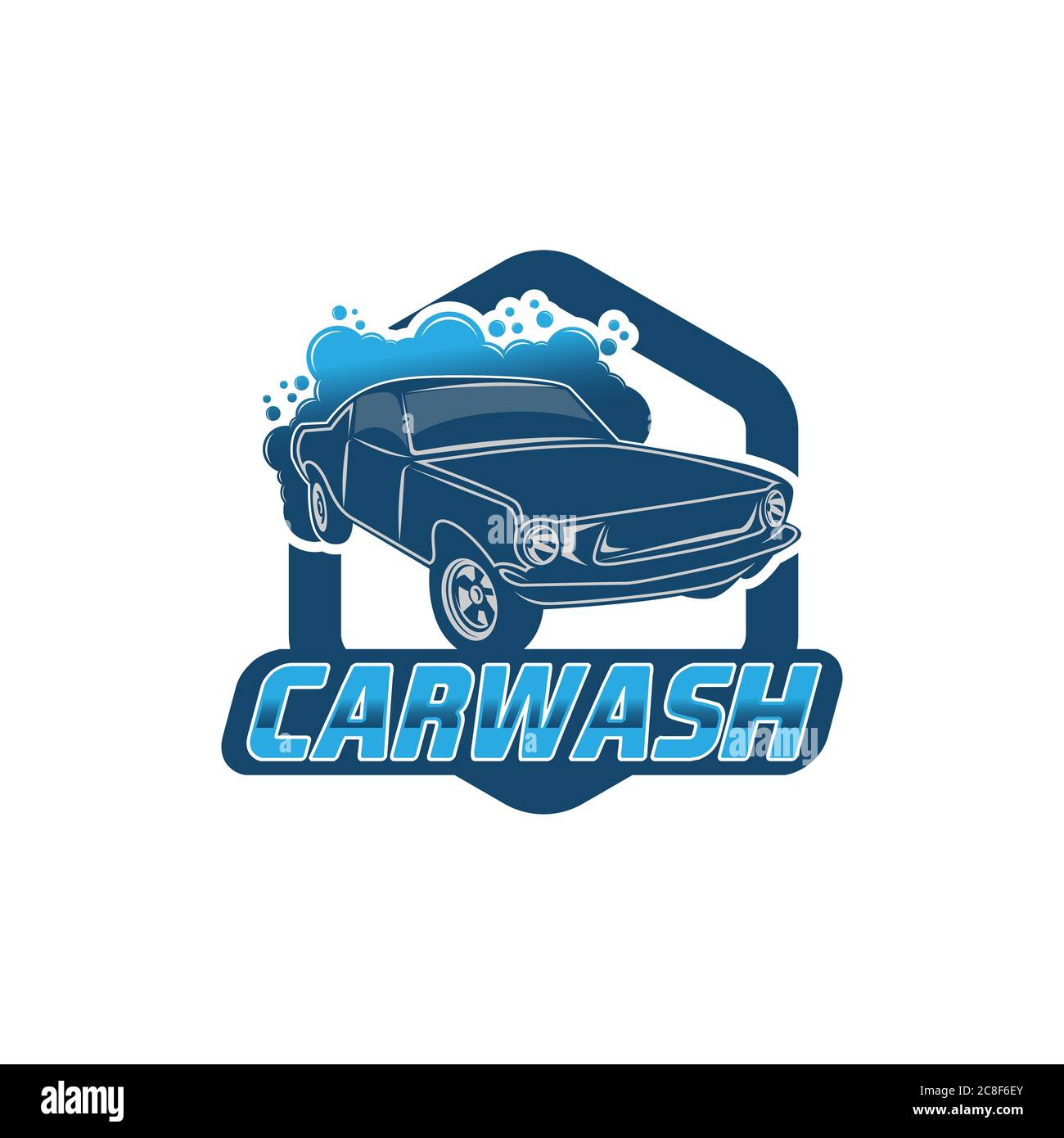 car wash logo fit for your business.isolated white background.EPS 10 Stock Vector