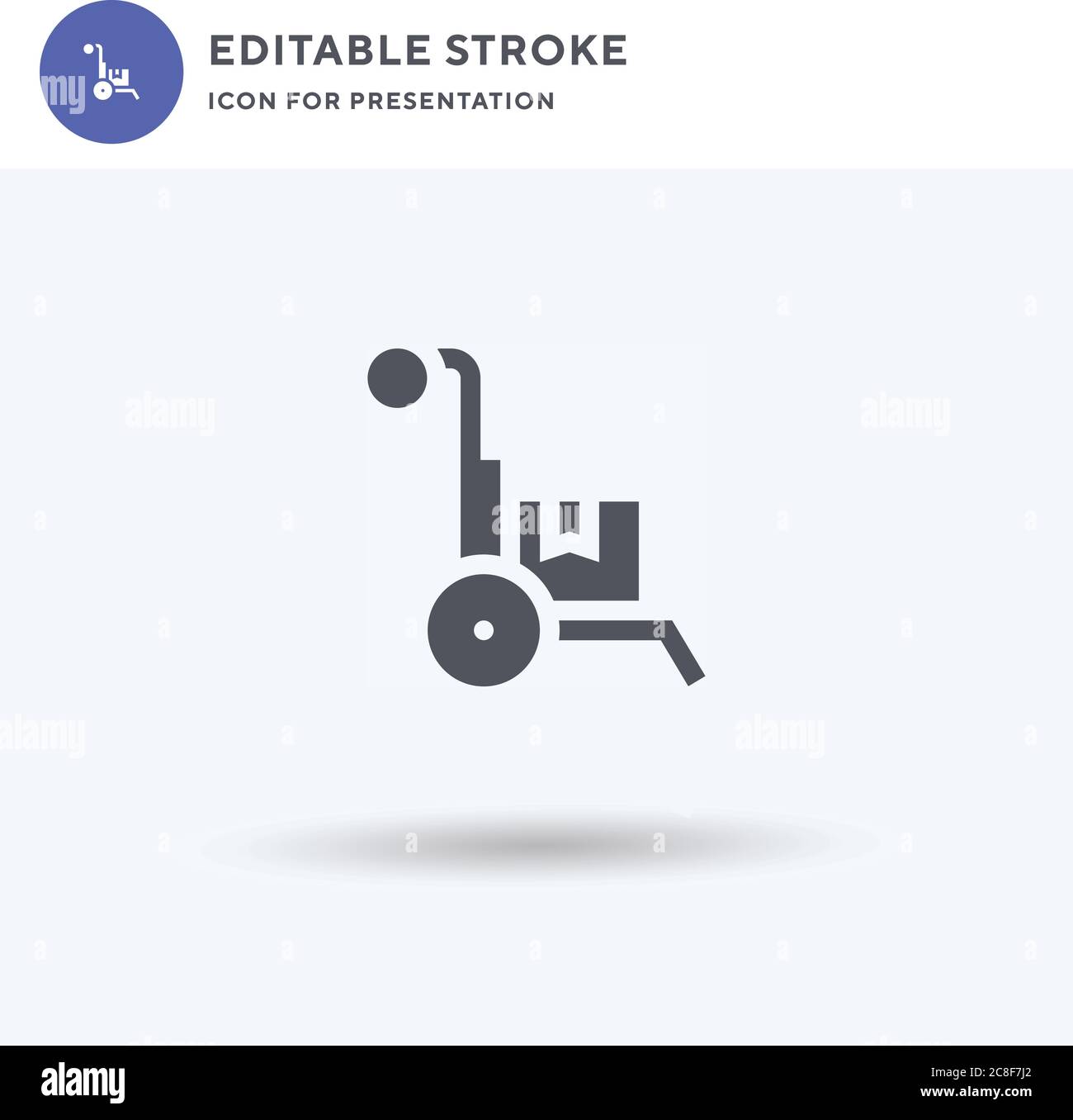 Loading icon vector, filled flat sign, solid pictogram isolated on ...