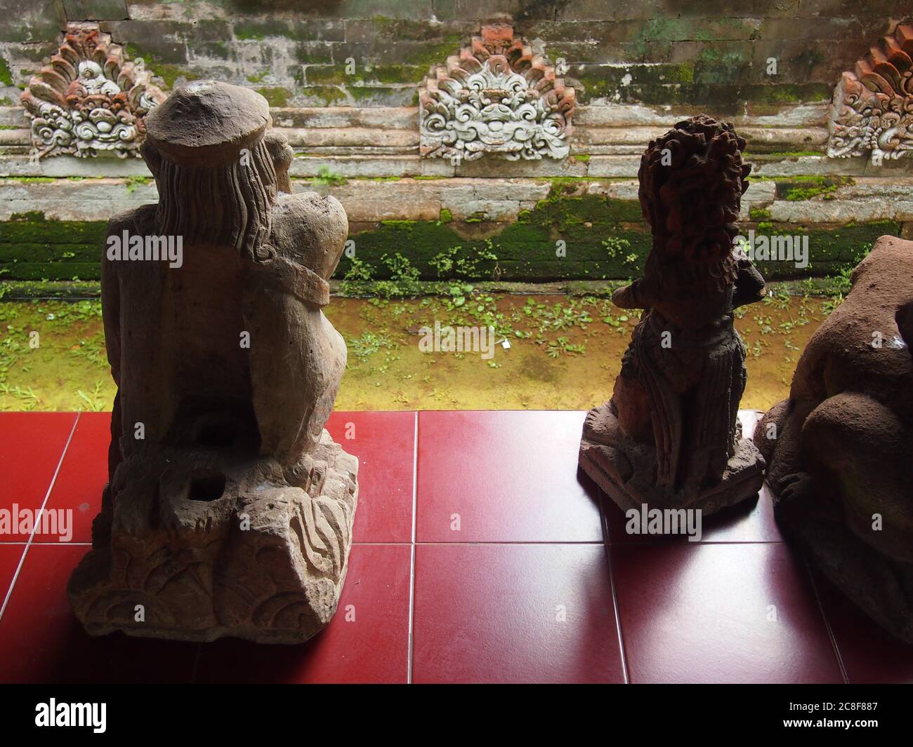 Small statues at Bali Museum, Bali, Indonesia Stock Photo Alamy