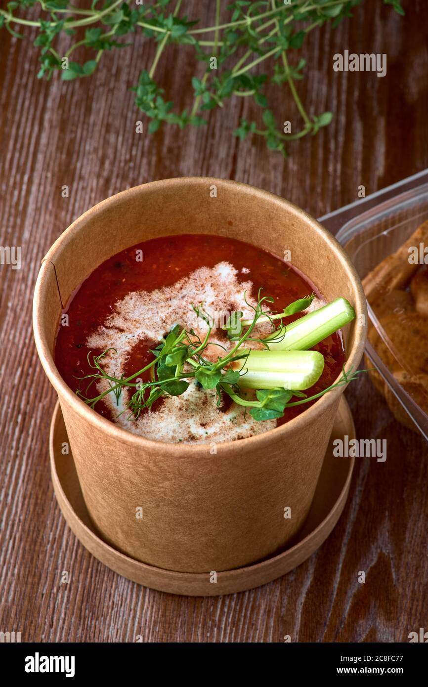 Gazpacho soup carton hires stock photography and images Alamy