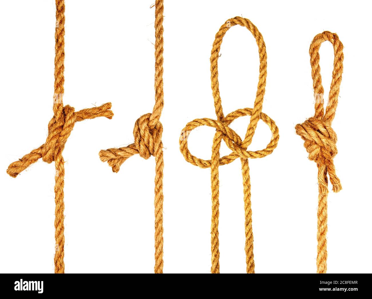 Hitch knot Cut Out Stock Images & Pictures - Alamy
