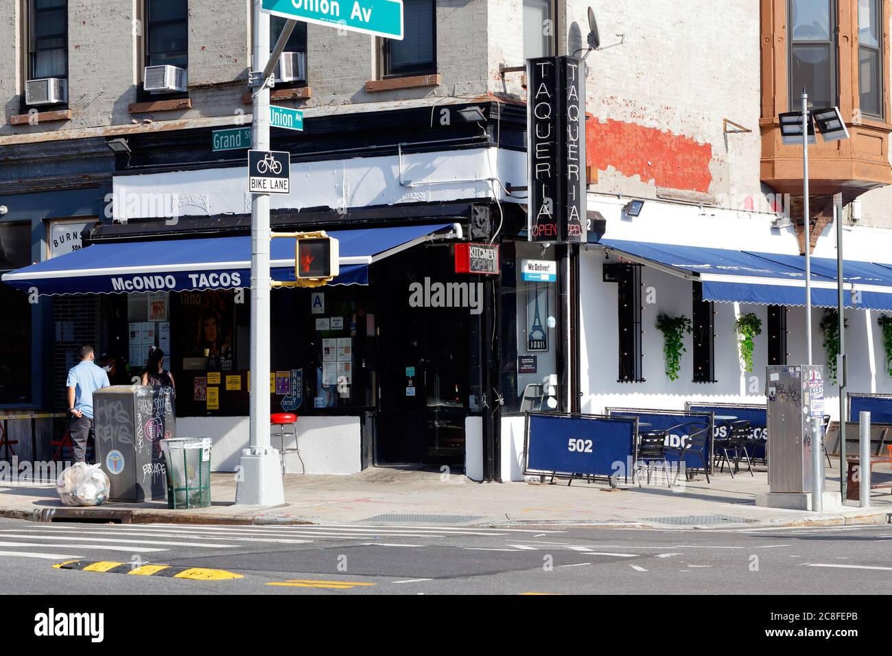 Mcondo Los Tacos, 502 Grand St, Brooklyn, New York, NYC storefront