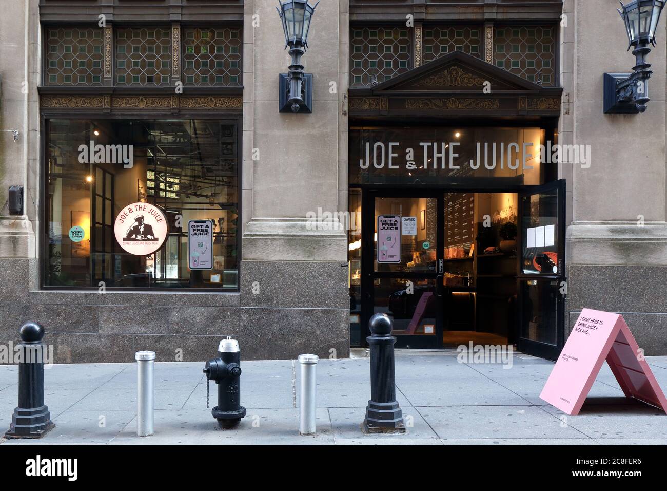 Joe & The Juice, 67 Wall St, New York, NYC storefront photo of a juice