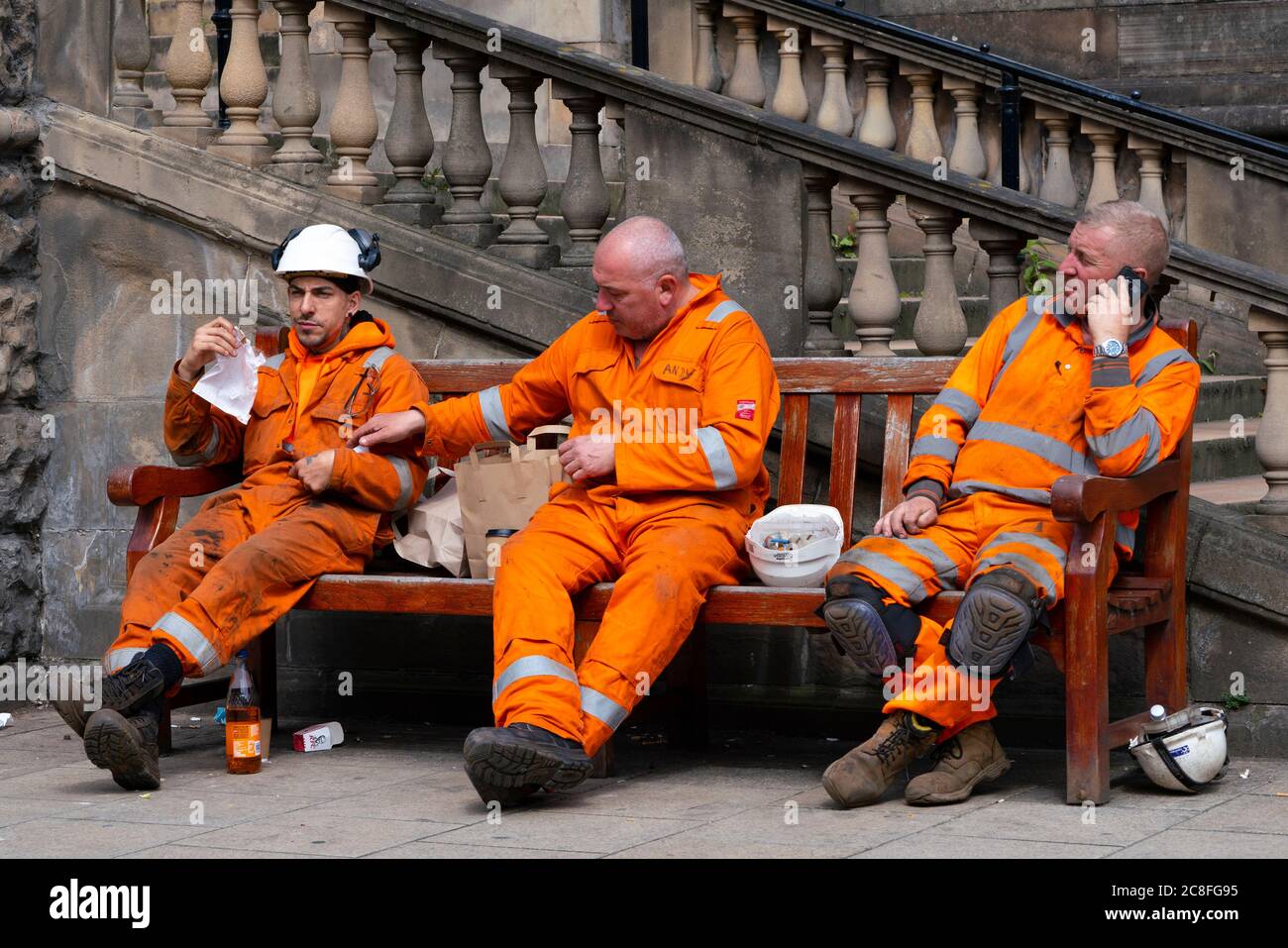 Edinburgh, Scotland, UK. 24 July, 2020. As the construction industry