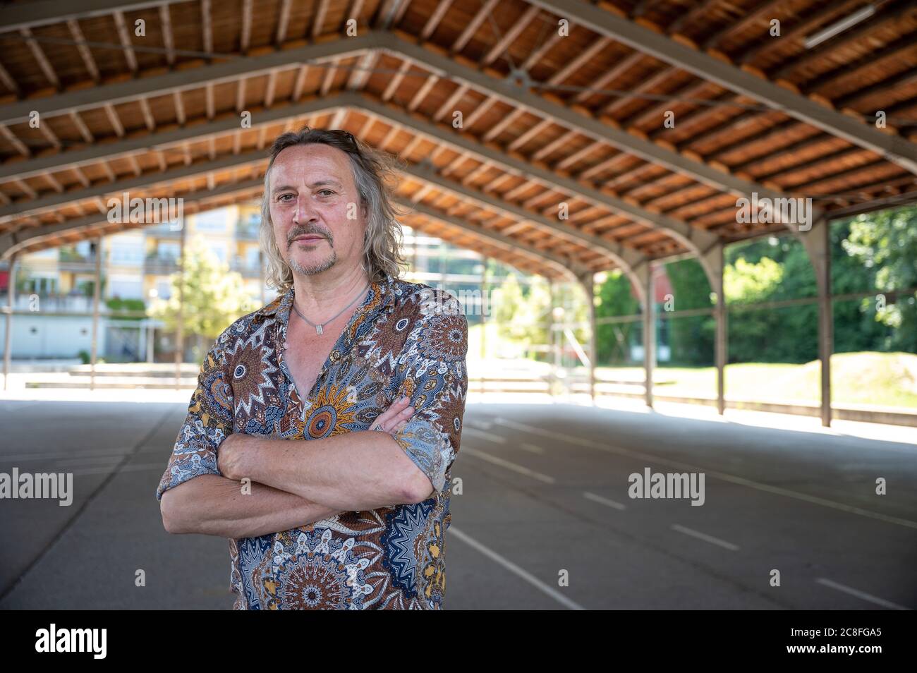 23 July 2020, BadenWuerttemberg, Tübingen Musician Dieter Thomas Kuhn