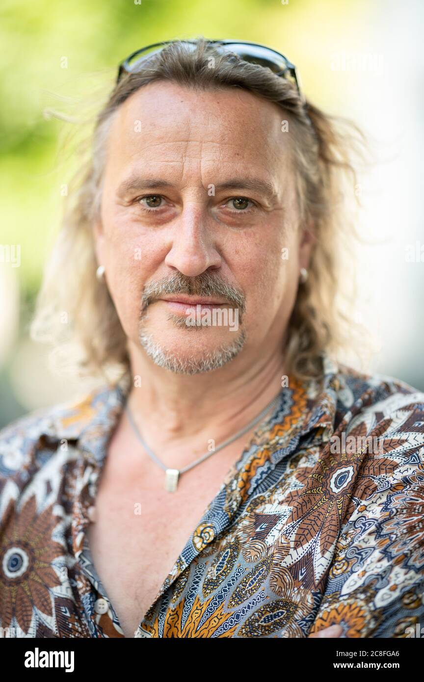 23 July 2020, BadenWuerttemberg, Tübingen Musician Dieter Thomas Kuhn