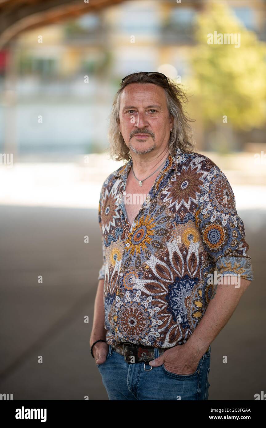 23 July 2020, BadenWuerttemberg, Tübingen Musician Dieter Thomas Kuhn