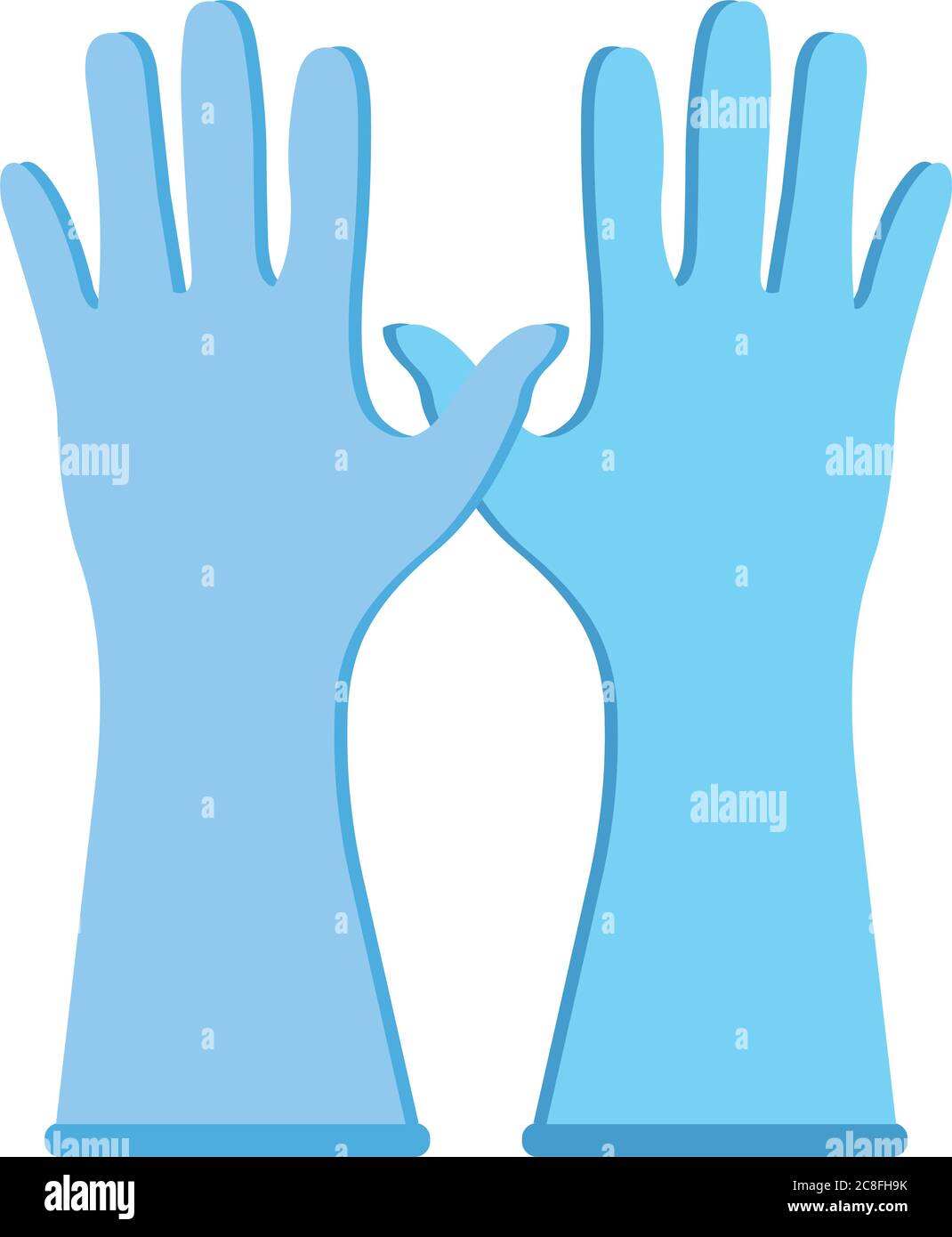 Vector Image of Disposable Surgical Gloves, a Personal Protective