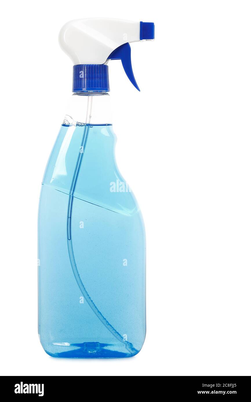 spray bottle isolated on white Stock Photo - Alamy