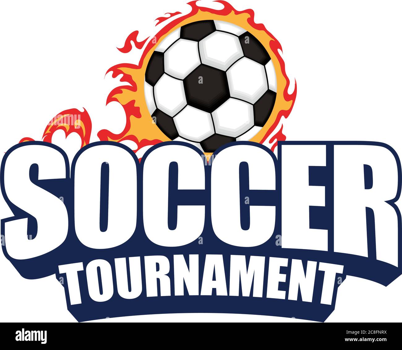 football soccer sport poster with balloon vector illustration design ...