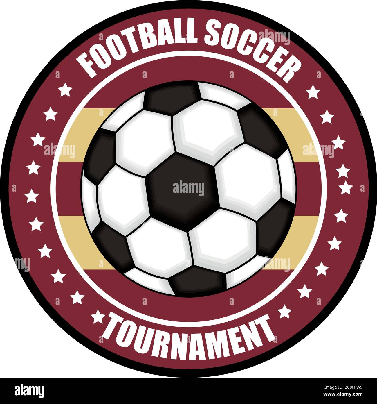 football soccer sport poster with balloon vector illustration design ...