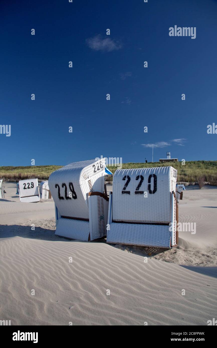 geography / travel, Germany, Lower Saxony, Nordstrand, Spiekeroog Isle, East Frisian Islands, Eastern, Additional-Rights-Clearance-Info-Not-Available Stock Photo